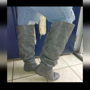 Synthetic Leather Women Boots.